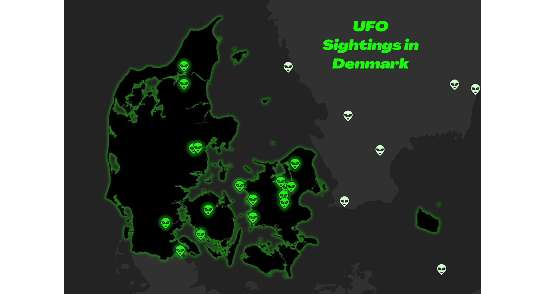 UFO Sightings in Danmark
