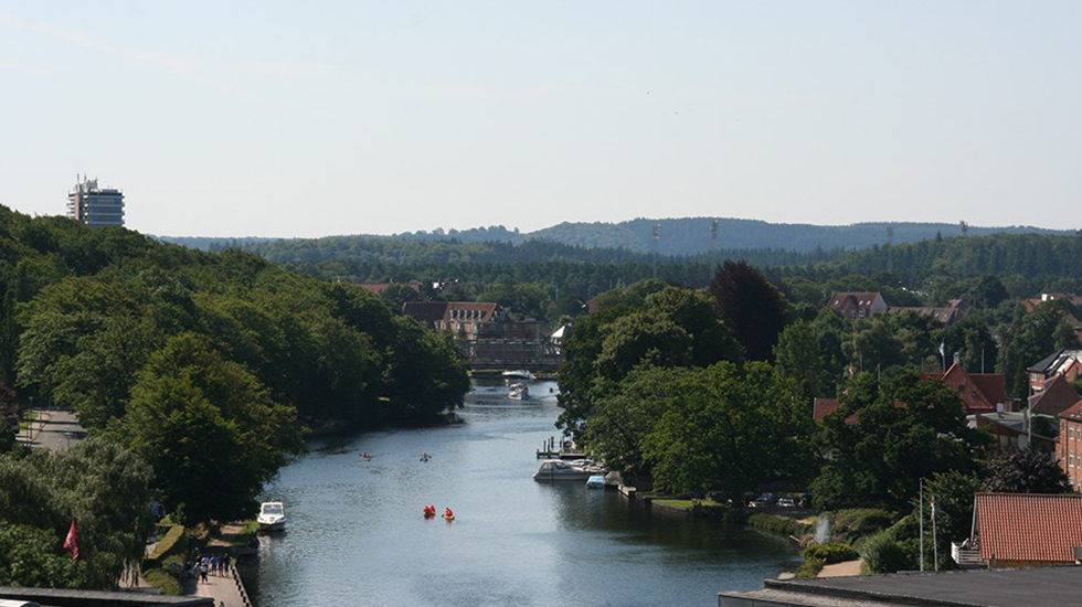 Gudenåen i Randers